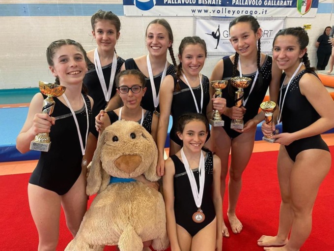 Turate, le ginnaste brillano alla “Coppa Prealpina”