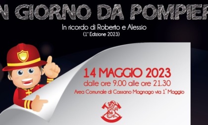 Domenica 14 maggio "Un giorno da pompiere" a Cassano Magnago