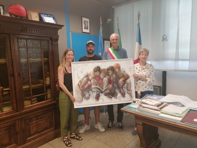“L’incantesimo nelle storie” è stato donato al Comune di Saronno
