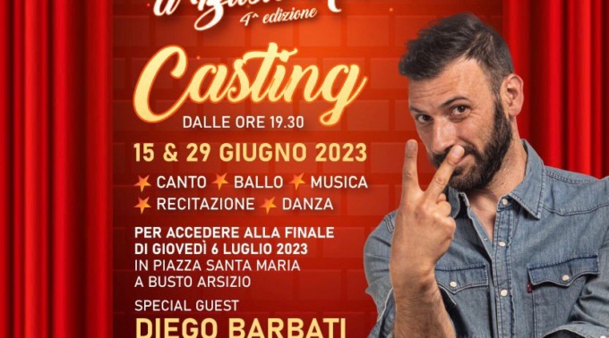 Al via il casting per Didobar il “Busto’s got talent”