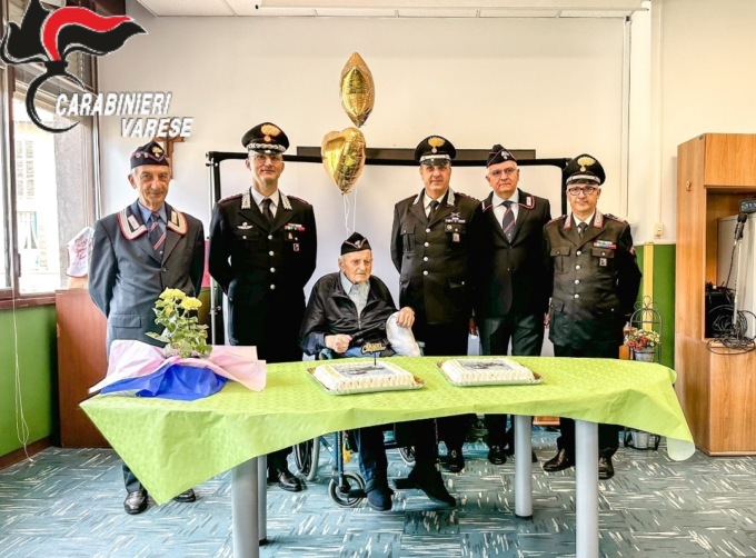Il Carabiniere in congedo spegne 102 candeline