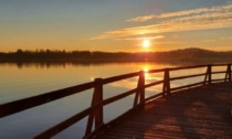 Una pedalata serale intorno al lago di Varese