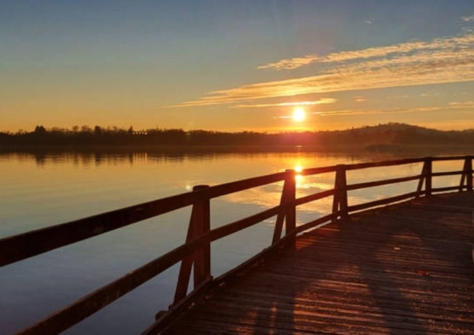 Una pedalata serale intorno al lago di Varese
