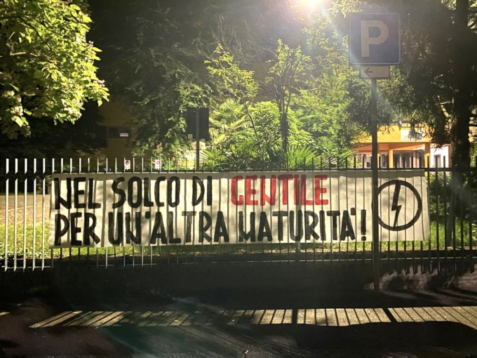 Il Blocco studentesco chiede un’altra maturità inneggiando a Gentile