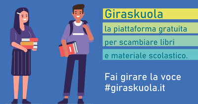 Con Giraskuola si scambiano libri e materiali usati