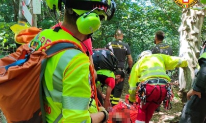 Incidente mentre scende in bici dal Forte di Orino: soccorso un 20enne