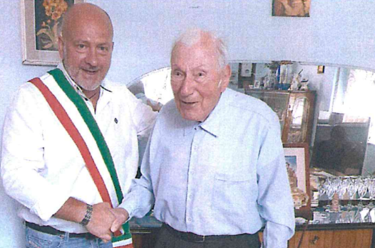 Auguri del sindaco per i 100 anni di Giuseppe Dedò