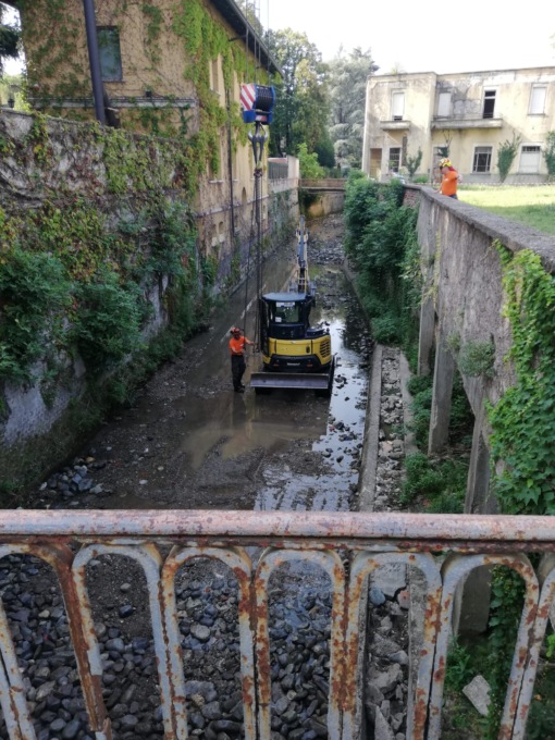 Stabilizzato il letto del Lura
