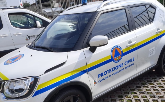 Una nuova auto per la Protezione Civile di Venegono