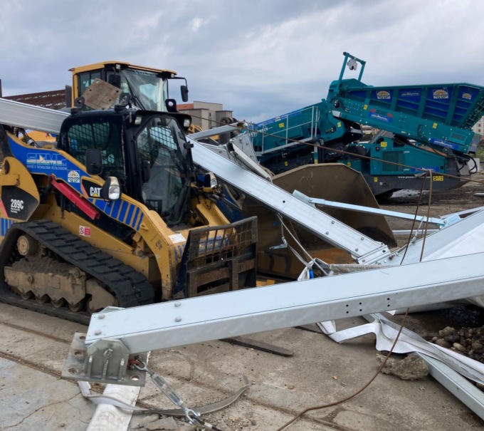 Cantiere ex Isotta devastato dal maltempo, SBC: “Le bonifiche non si fermano”