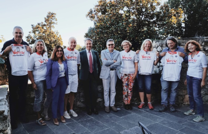 Cicloturismo a Varese anche dalla Germania