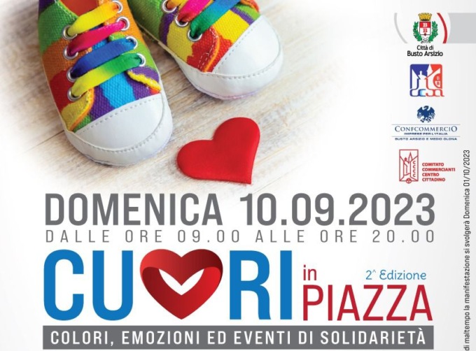 Torna “Cuori in piazza” la grande festa dei volontari e delle associazioni