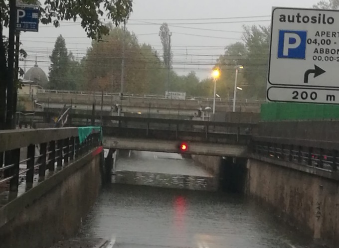 Scuola Bascapè chiusa e sottopasso di via Milano inagibile dopo il nubifragio