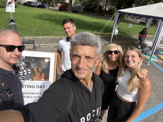 Tanti aspiranti attori al Parking day di Saronno