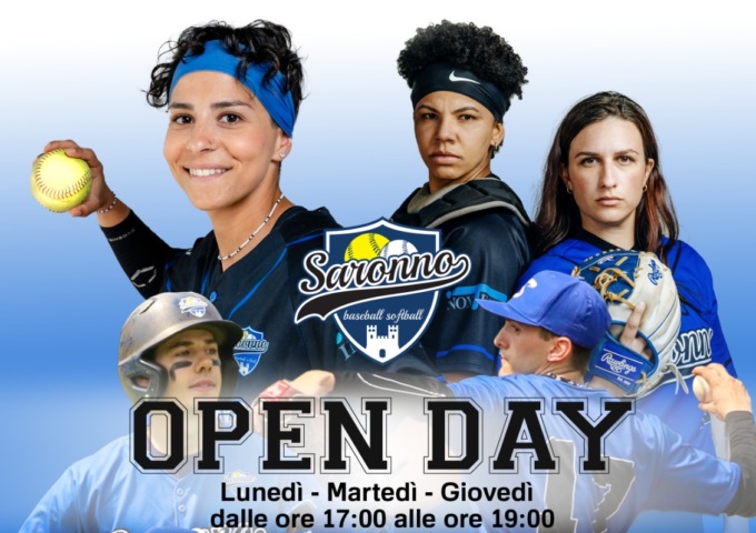 Il Saronno softball in piazza per l’open day gratuito