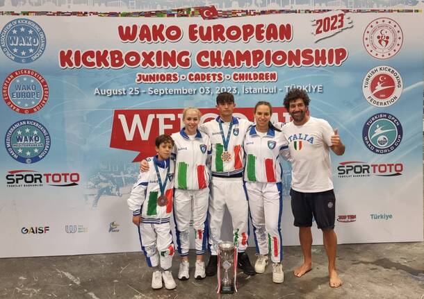 Italia sul podio ai campionati europei di kickboxing