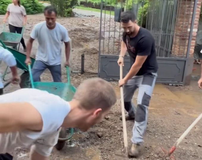Il Crotto Valtellina di chef Valbuzzi invaso dal fango: “Tutto bene, tutto si sistema”