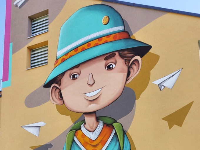 Le idee dei bambini, l’arte di SeaCreative: ora Venegono ha le scuole più belle