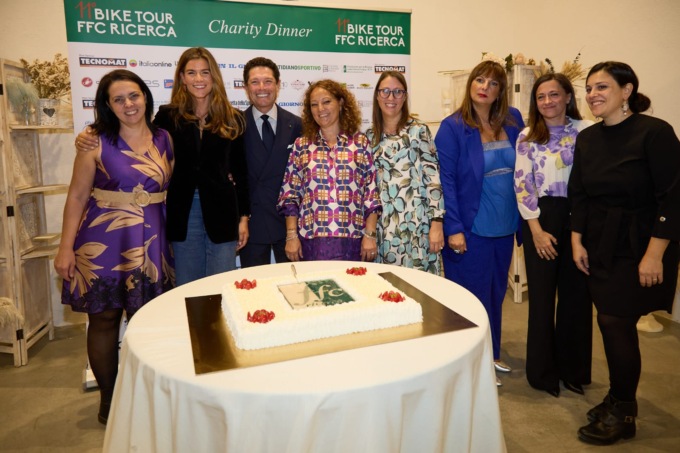 Tappa tradatese per il Charity Bike Tour contro la fibrosi cistica
