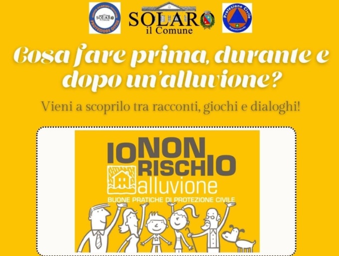 A Solaro “Io non rischio” buone pratiche di Protezione civile