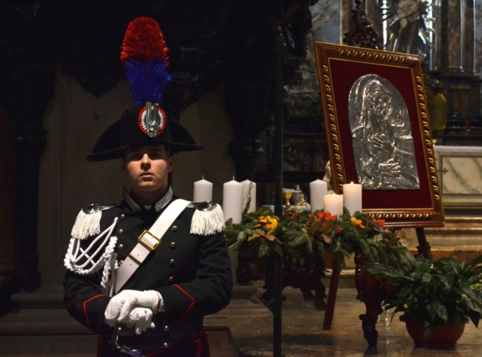 I Carabinieri della provincia di Varese in basilica per la Virgo Fidelis
