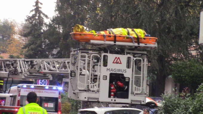 Soccorso in cantiere: sul posto ambulanza e i Vigili del Fuoco