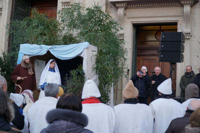 Presepe vivente con Avsi