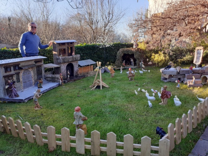 Il presepe-giardino si sdoppia e la meraviglia trova una seconda casa