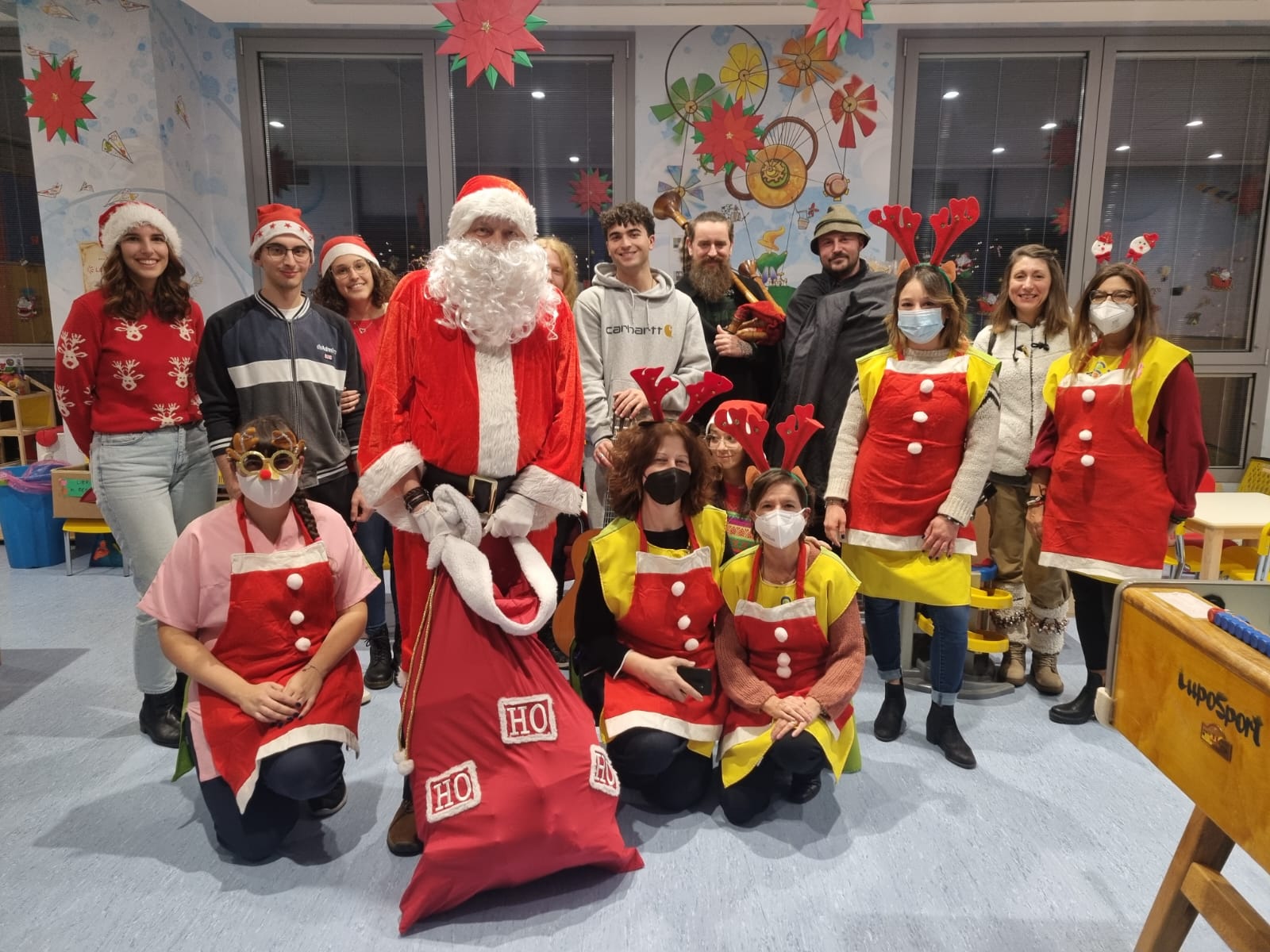 Babbo Natale all'ospedale dal Ponte