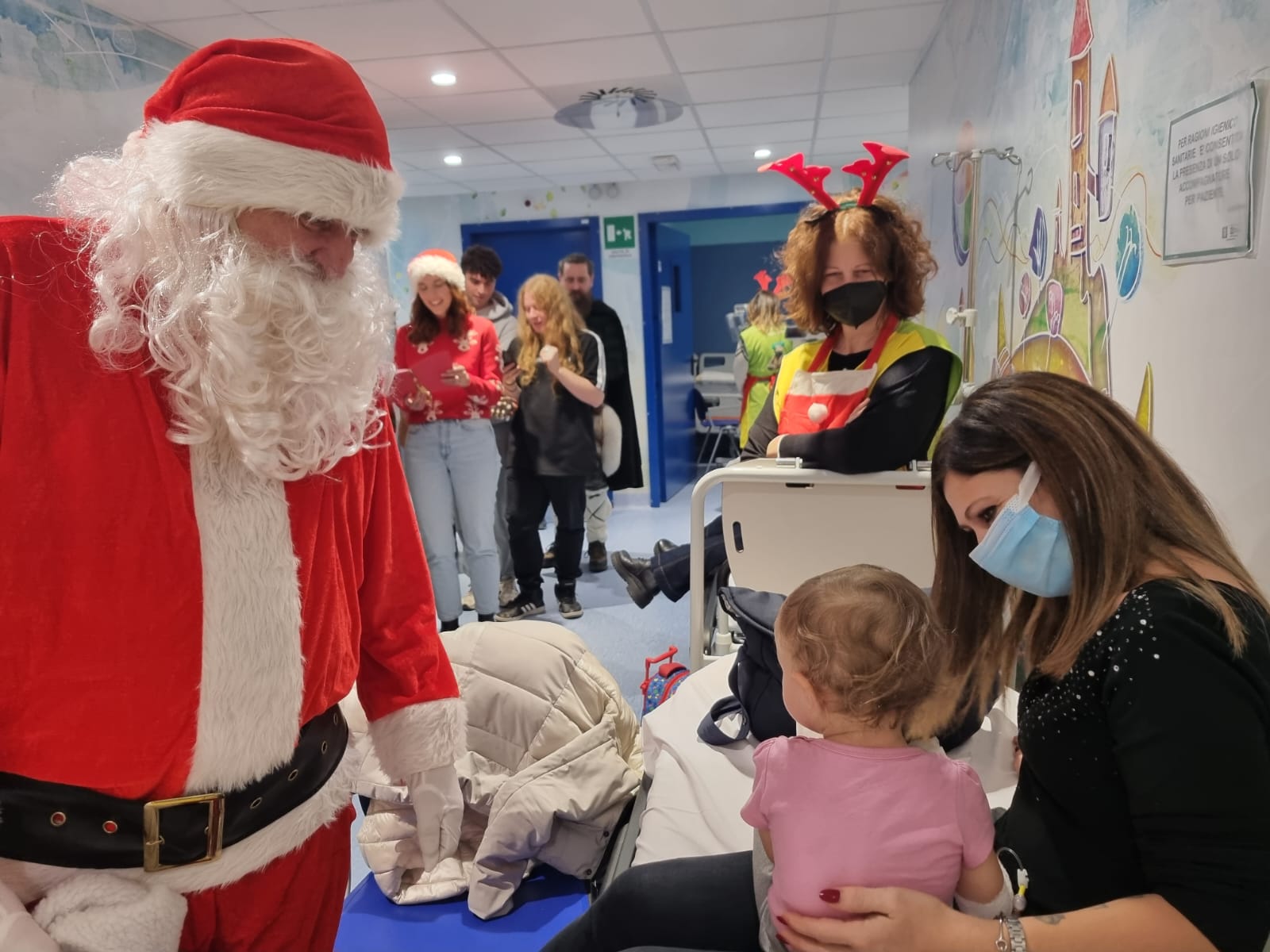 Babbo Natale all'ospedale dal Ponte