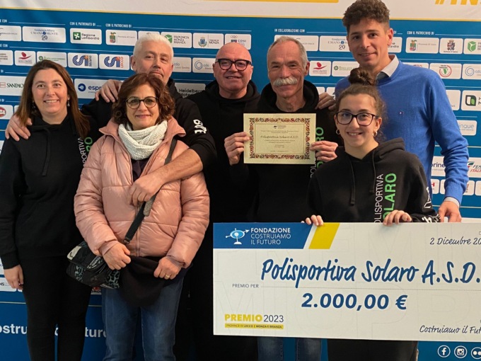 Finanziamento di 2mila euro per la Polisportiva