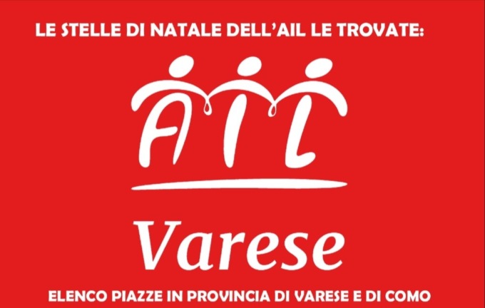 In piazza le stelle di Natale Ail