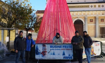 L'Avis illumina le feste di Turate con il suo albero