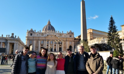 I giovani dell'oratorio in pellegrinaggio a Roma