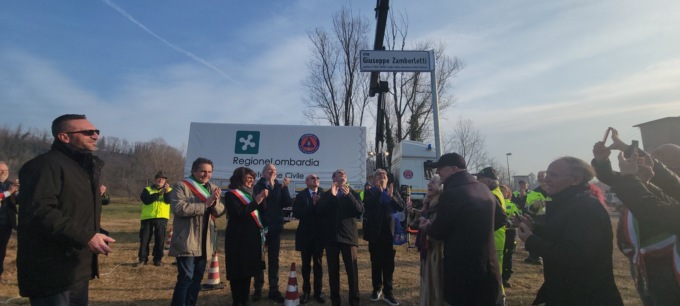 Intitolata a Zamberletti la via di accesso al Polo della sicurezza