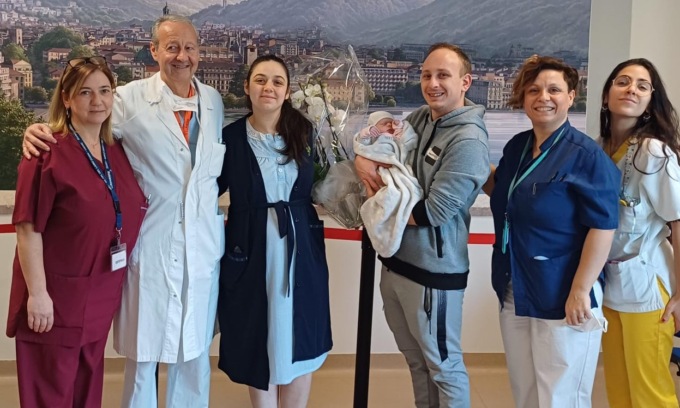 La prima nata all’ospedale Sant’Anna è arrivata il secondo giorno dell’anno