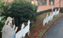 Il presepe verticale ha abbellito la casa di riposo