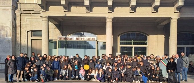 Le classi di terza media in visita al memoriale della Shoah
