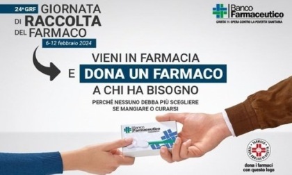 Giornata di raccolta del farmaco dal 6 febbraio