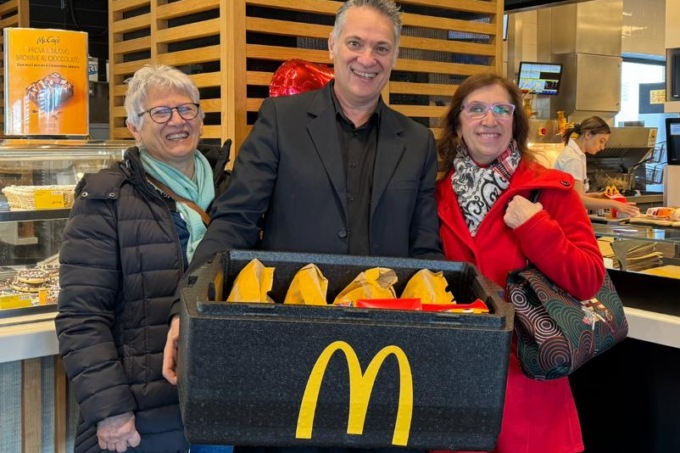 Da McDonald’s trecento pasti per la Casa della Città Solidale