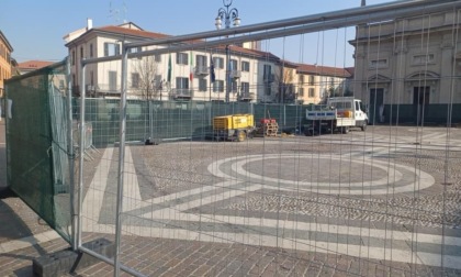 Rifacimento di piazza Libertà a Saronno: i dubbi della Lega sui lavori in corso