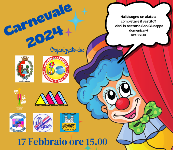 Doppio appuntamento a Castellanza per il Carnevale