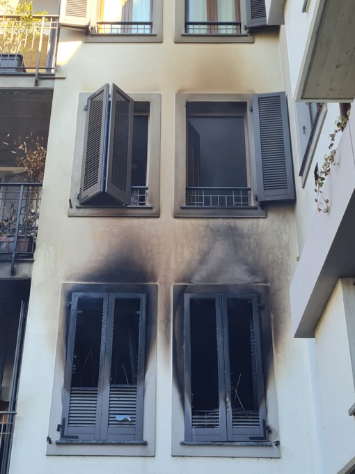 Salvato dall’incendio in casa: è deceduto in ospedale l’81enne di Saronno