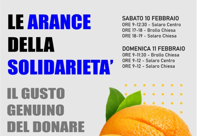 Arance solidali con l’Inter Club