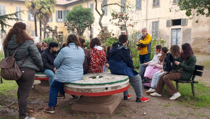 Gli studenti del Curie riprogettano il parco di Villa Inzoli