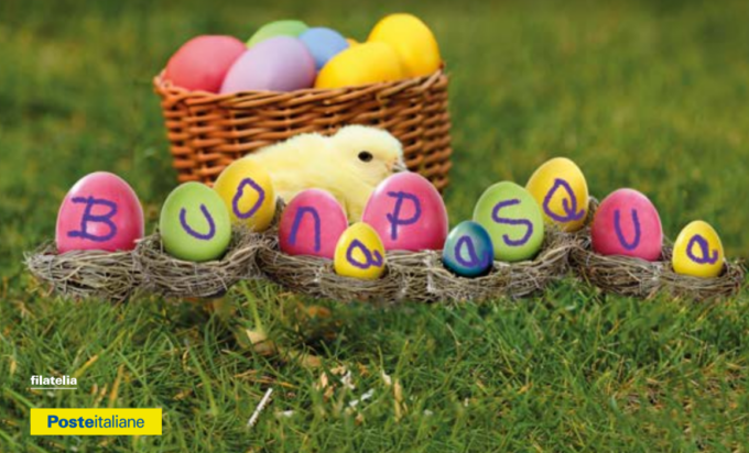 Negli uffici postali la cartolina dedicata alla Pasqua
