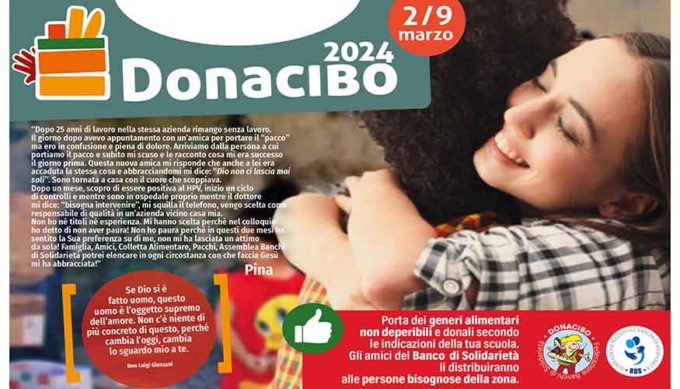 Donacibo anche nelle scuole di Castellanza