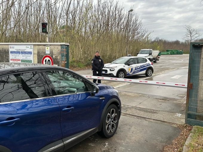 Al via i controlli della guardia giurata alla piattaforma ecologica