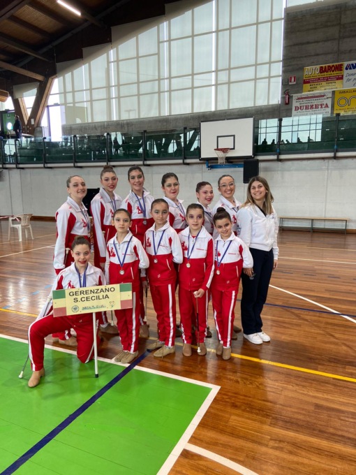 Le majorettes di Santa Cecilia trionfano a Brescia