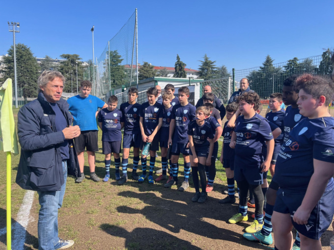 Una leggenda incontra il Saronno Rugby